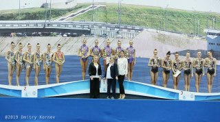 Сборная Санкт-Петербурга - абсолютные чемпионки России в групповых упражнениях