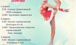 Организаторы приглашают принять участие в открытом первенстве по художественной гимнастике, посвященном 300 летию г. Бердска. 