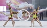 В Новосибирске проходит открытое первенство города по художественной гимнастике